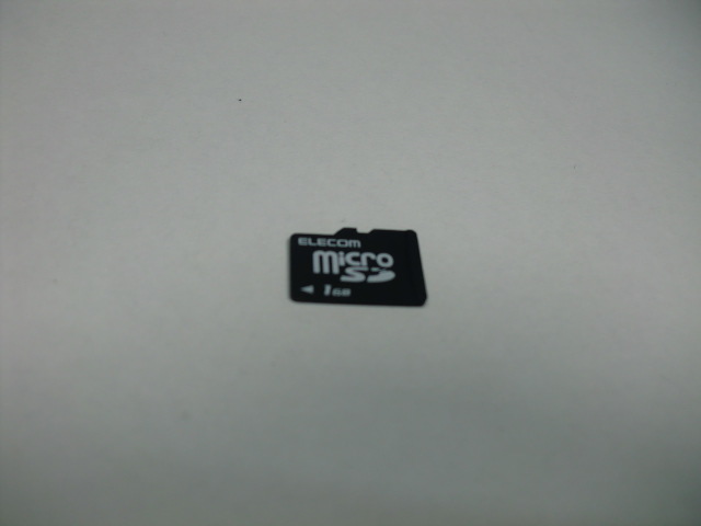 ELECOM　micro SDカード　1GB　フォーマット済み　送料63円～　マイクロ_画像1