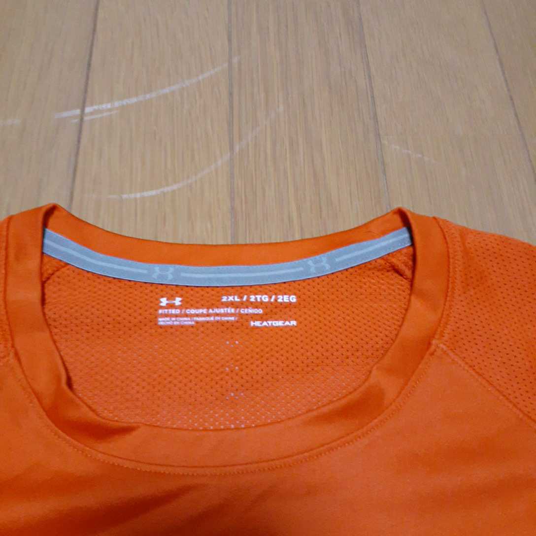 【非売品】法政大学アメフト部ORANGE 選手支給Tシャツ 2XL アンダーアーマー UA_画像3