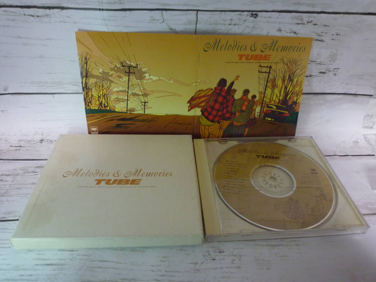 CD　TUBE　Melodies ＆ Memories　★80年代後半～90年代前半にかけて発表したTUBEのバラードを収録したBEST盤　★BOXケース付き 　C341_画像5