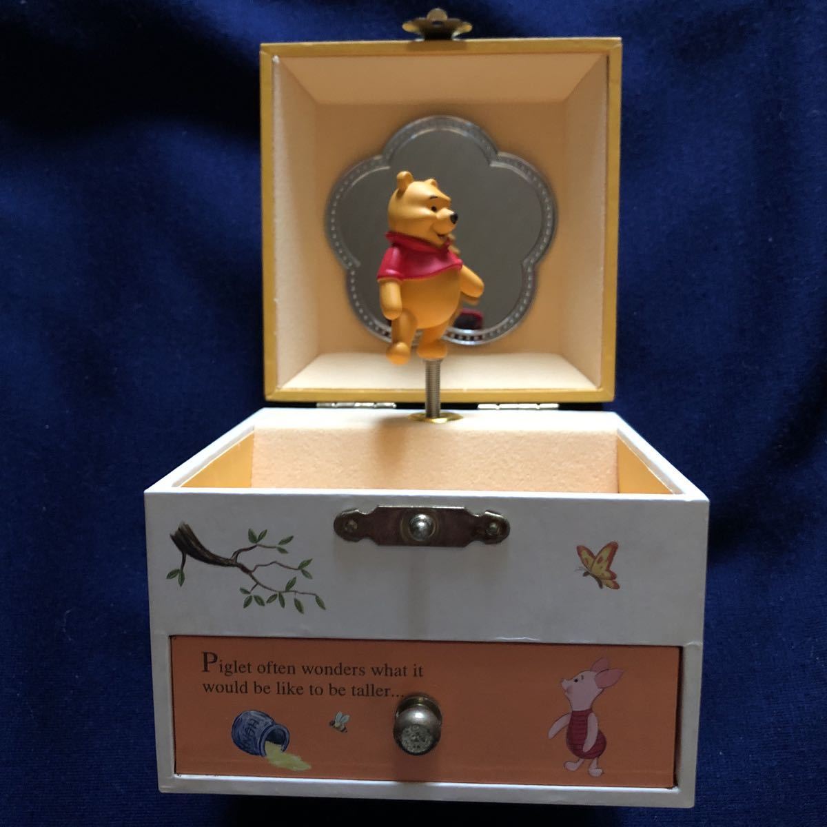 * rare * Disney Winnie The Pooh! Winny The Pooh music box case 