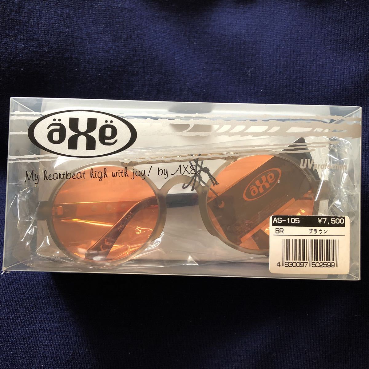  new goods unused goods AXE Axe AS-105 Brown sunglasses 