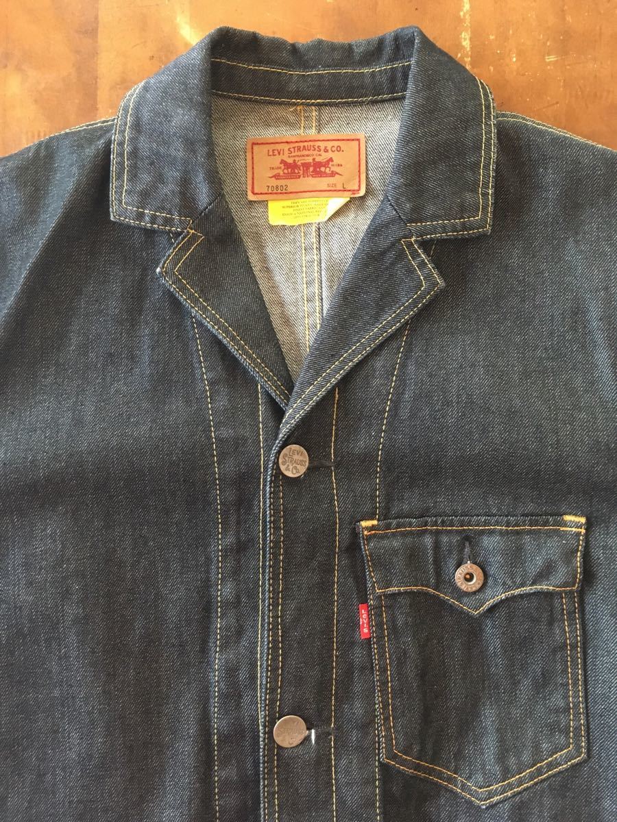 Levi's リーバイス デニムカバーオール 70802|Yahoo!フリマ(旧 Levi's リーバイス デニムカバーオール 70802|Yahoo!フリマ(旧
