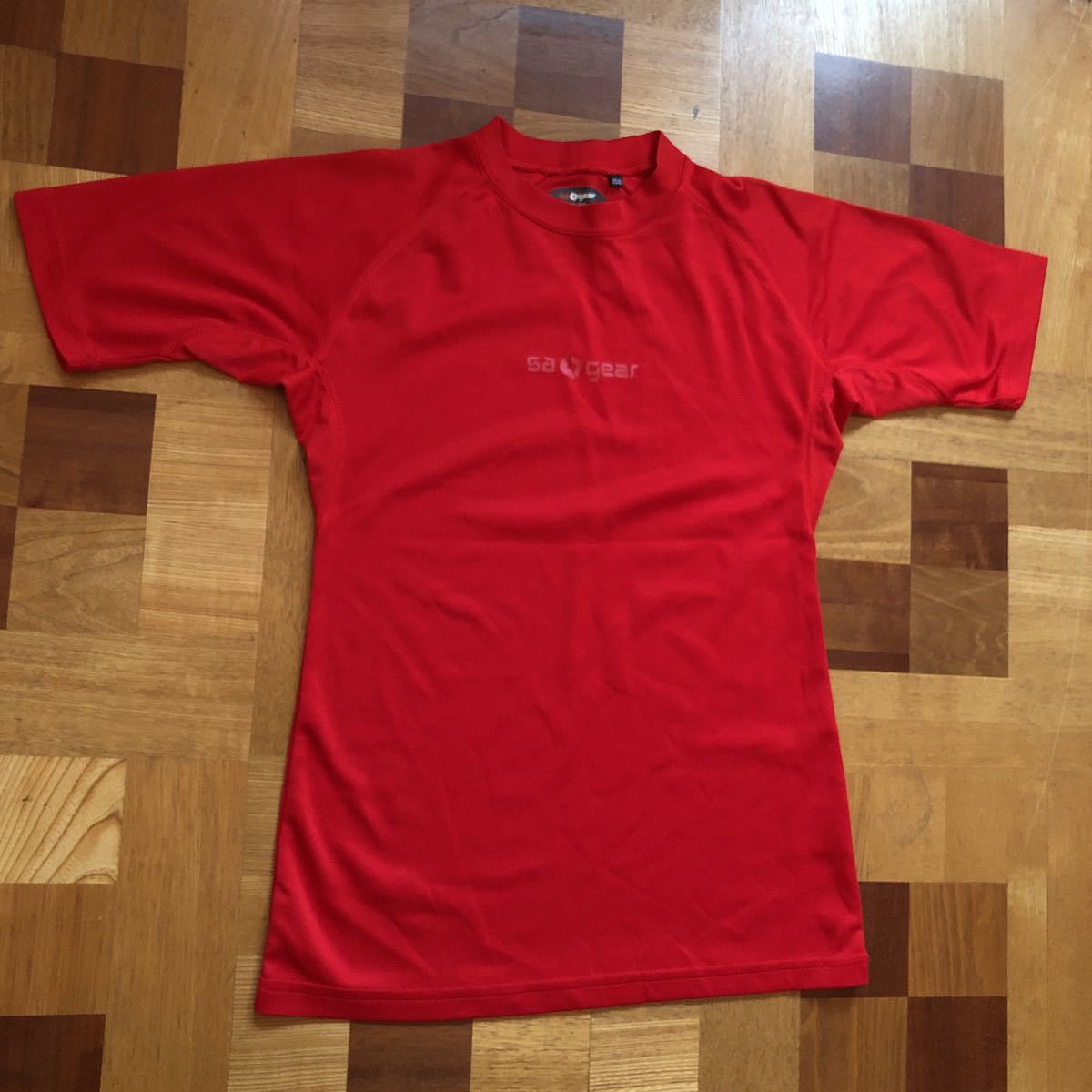 野球　アンダーシャツ　赤　150cm 中古　3枚セット　送料510円_画像1