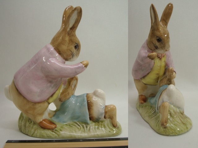  Beth wikMr.Benjamin Bunny&Peter Rabbit Peter Rabbit Benjamin ba knee Beswick Beatrix Potter\'s