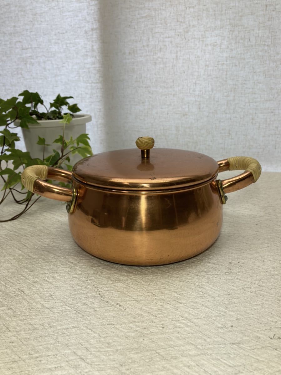 Yahoo!オークション - 両手鍋 KING COPPER 銅 鍋 中古 Yahoo!オークション - 両手鍋 KING COPPER 銅 鍋 中古