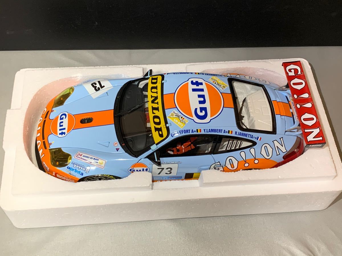 ミニチャンプス 1/18 ガルフ ポルシェ 911 GT3 RSR ルマン 2006