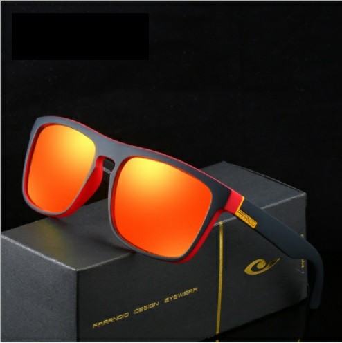 【サングラス】POLARIZED 偏光 レッドミラーレンズ UV400