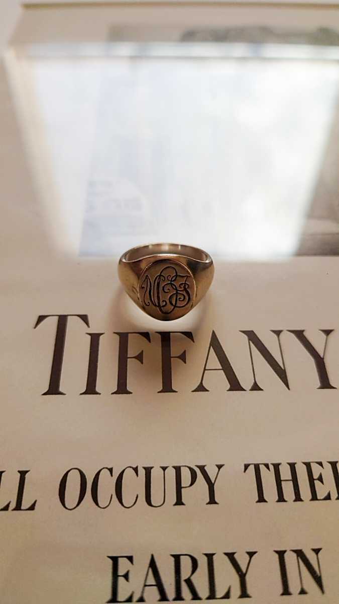 TIFFANY&Co. ティファニー K18 ホワイトゴールド シグネットリング