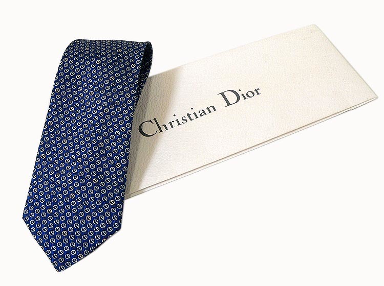 ヤフオク! - クリスチャン ディオール DIOR CDロゴ ネクタイ シ...