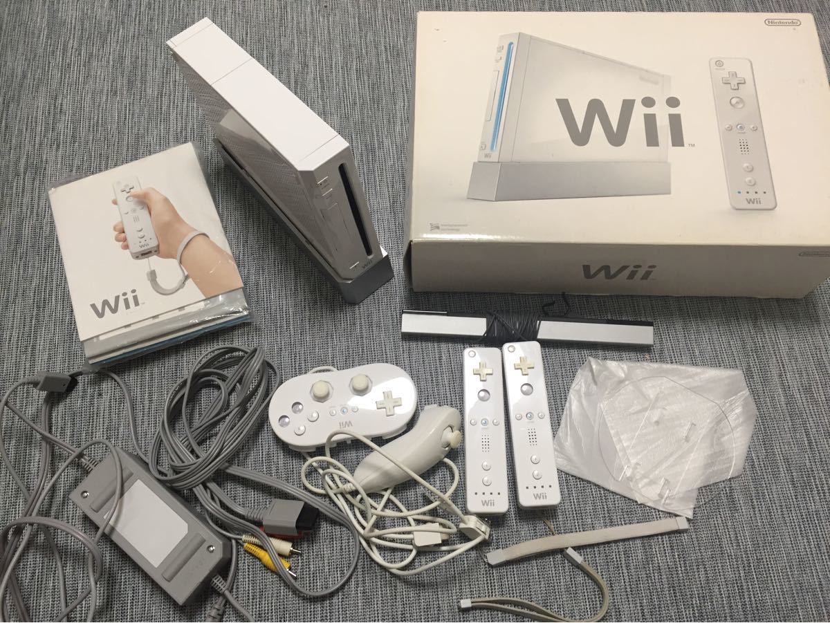 任天堂 Wii 本体 プロコントローラ 箱あり 