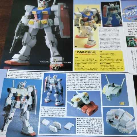  cutting settled model graphics 2003 1 month number No.218 cutting settled Junk katoki Gundam 