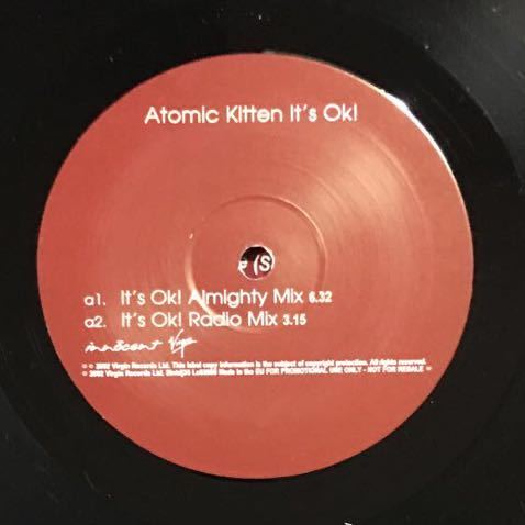 【r&b house】Atomic Kitten / It's Ok!［12inch］オリジナル盤《4-1-62 9595》_画像3