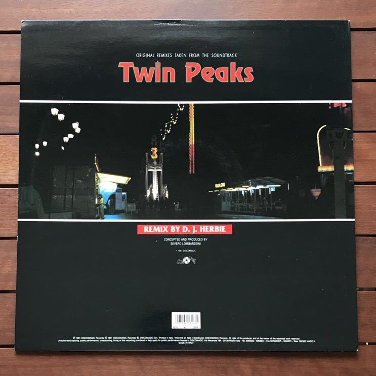 【r&b】D. Twins Twin Peaks (Falling)［12inch］オリジナル盤《3-2-45 9595》_画像2