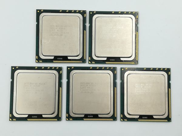 中古品Intel Xeon X5650 2.66GHz 【在庫あり】 12M 64％以上節約 5個セット SLBV3 LGA1366 6.40GT