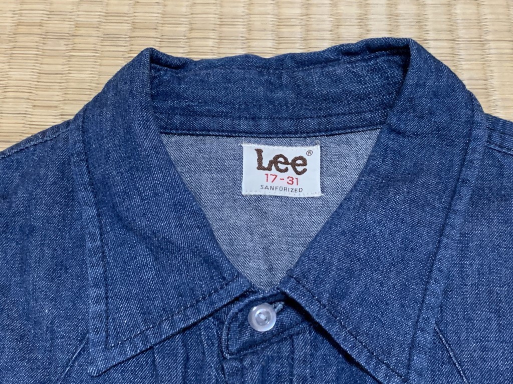 定価8,000円 LEE ／リー デニムウエスタンシャツ LT0500_画像2