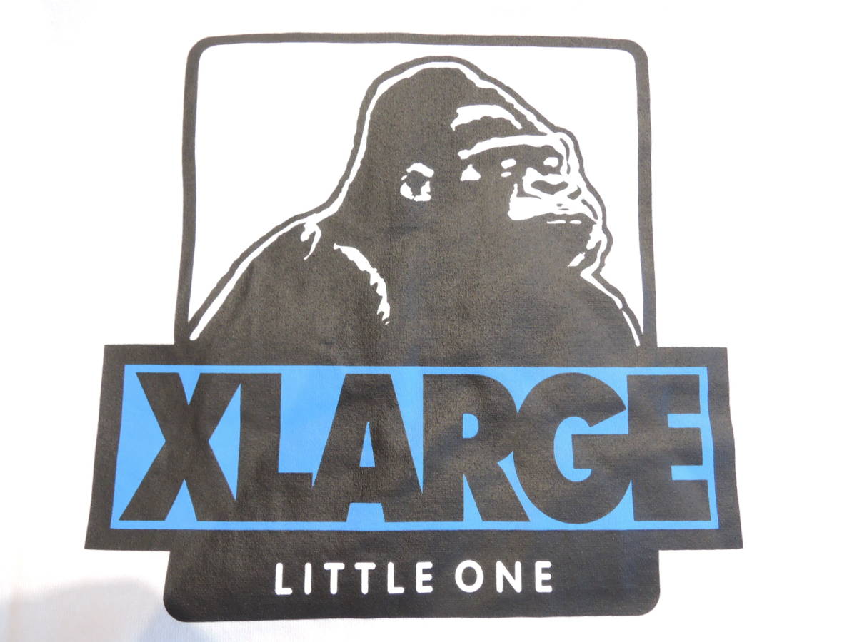 X-LARGE エクストララージ XLARGE KIDS 抗菌防臭 2トーンバッグOGゴリラ Tシャツ 最新作 白 140サイズ ZOZOTOWN 完売 送料230円～ 値下げ！_画像5