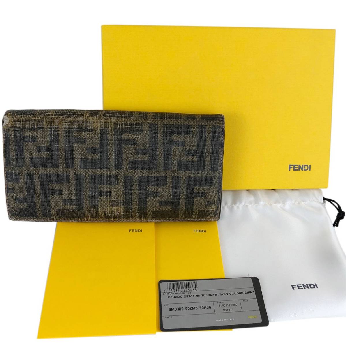 超歓迎された 新品 未使用品 フェンディ FENDI エフ イズ