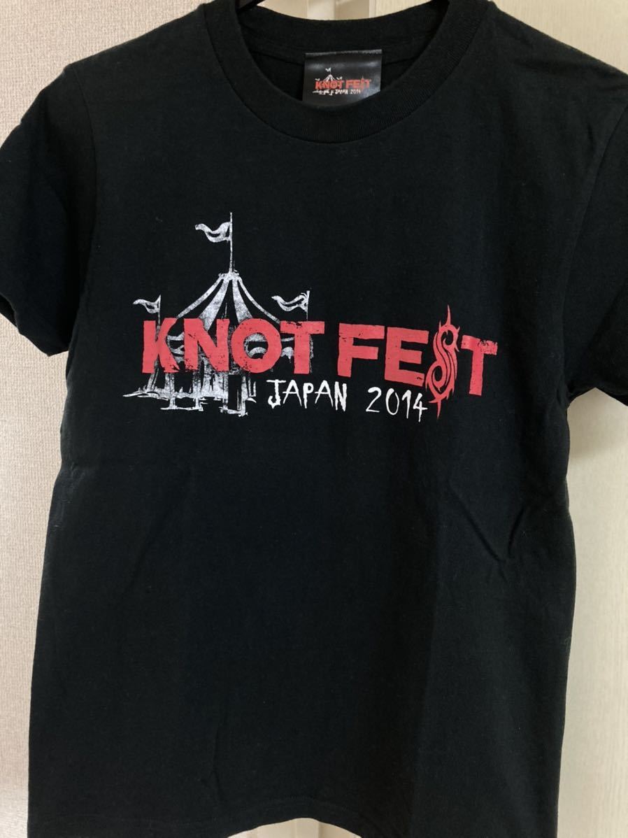KNOT FEST JAPAN 2014 オフィシャルTシャツ サイズ150 キッズ SLIPKNOT スリップノット リンプ・ビズキットノットフェス バンドTシャツ