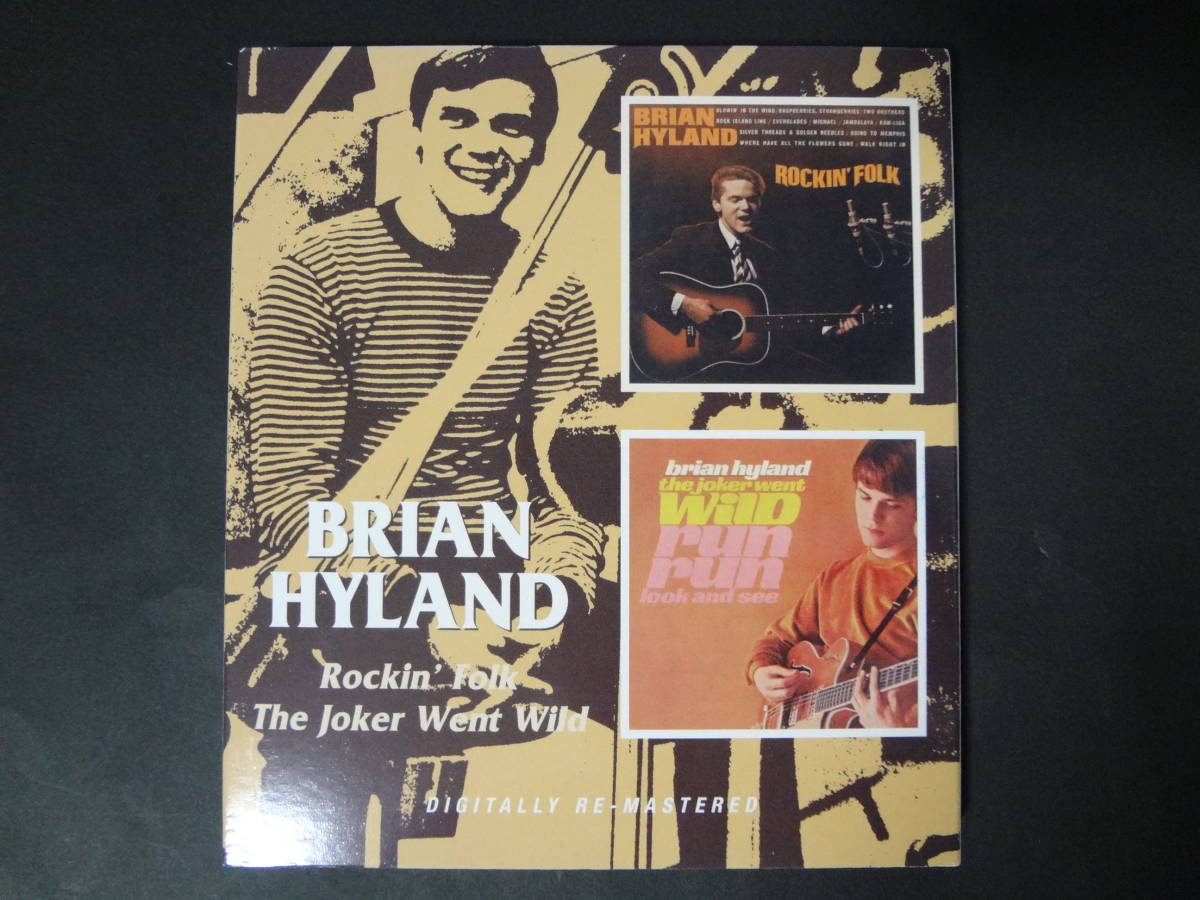 BRIAN HYLAND/rockin\' folk,the joker went wild run 2in1 CD 60\'s pop вилка soft блокировка Brian * Highland все ti-z
