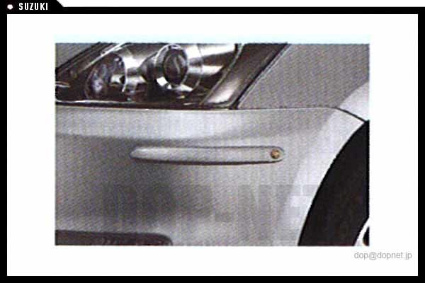 ウィッシュ バンパーコーナープロテクター高級タイプ トヨタ純正部品 パーツ オプション_画像1
