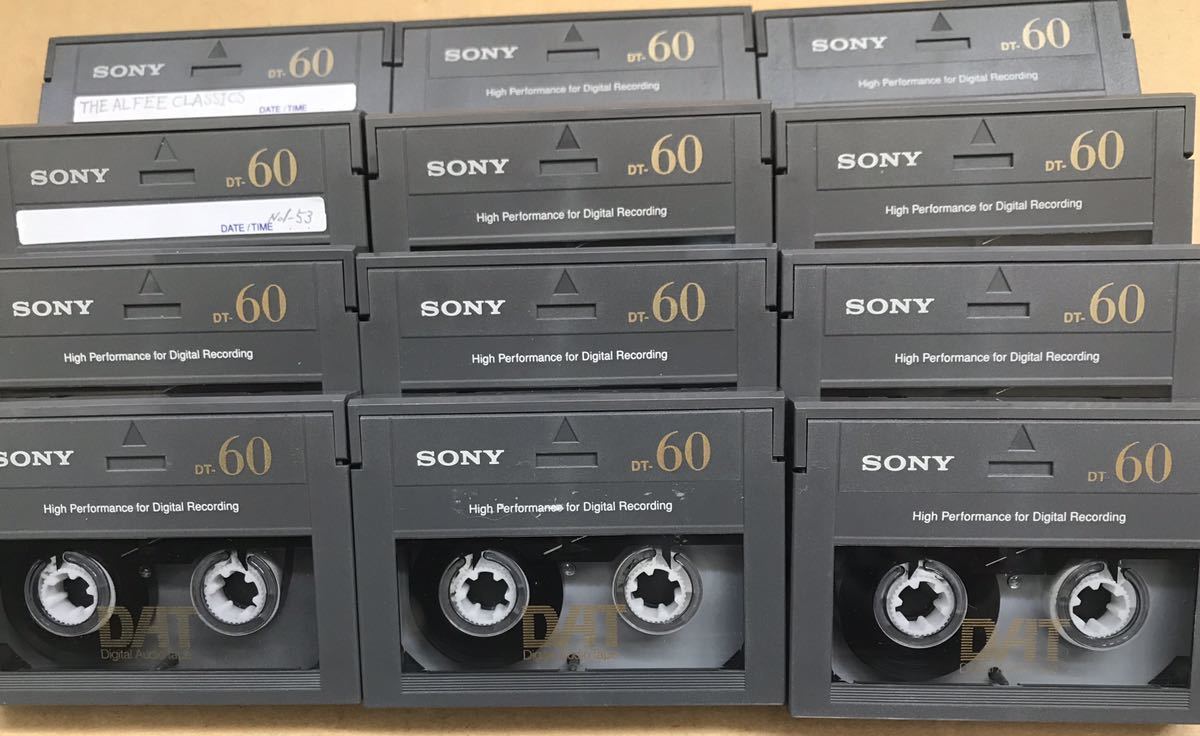  free shipping! SONY Sony DAT digital audio tape DT-60 12 piece 