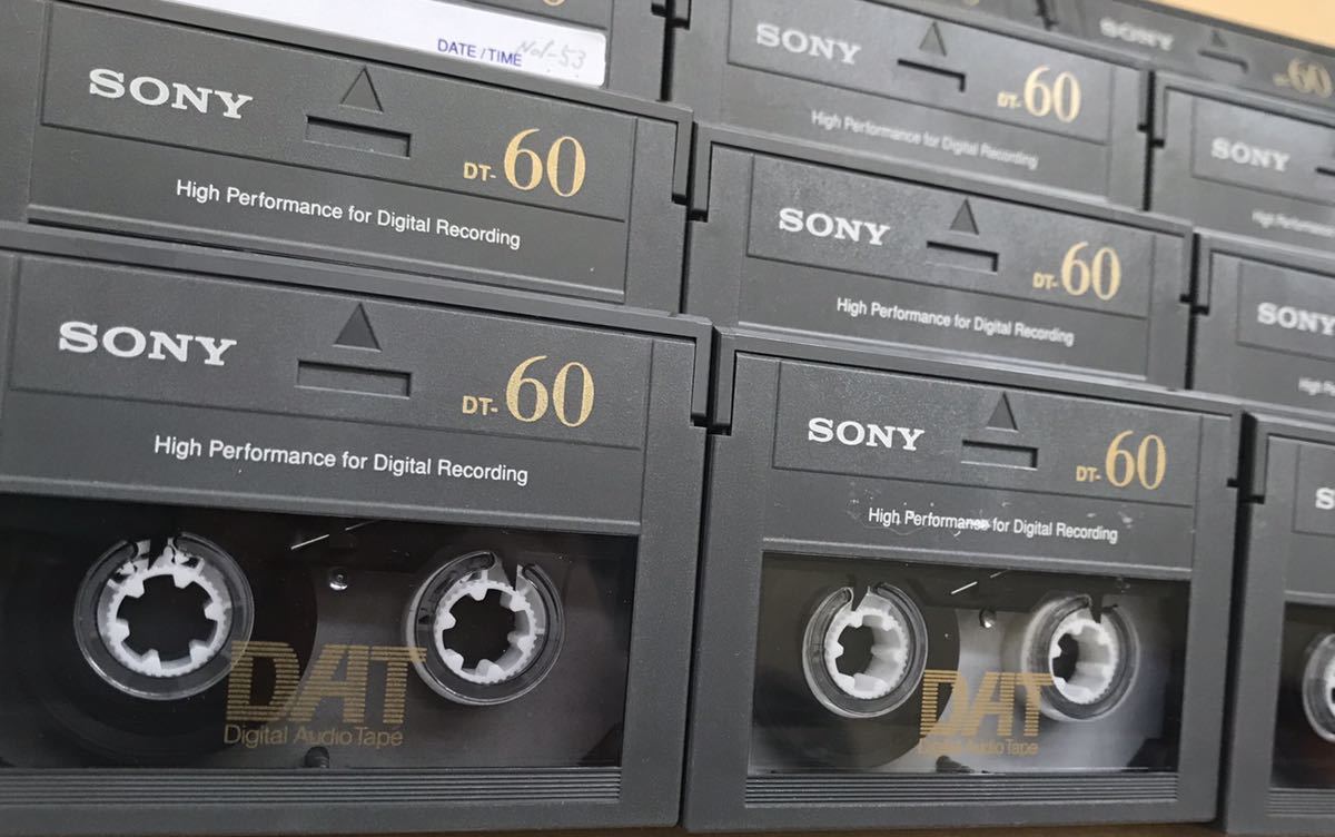  free shipping! SONY Sony DAT digital audio tape DT-60 12 piece 