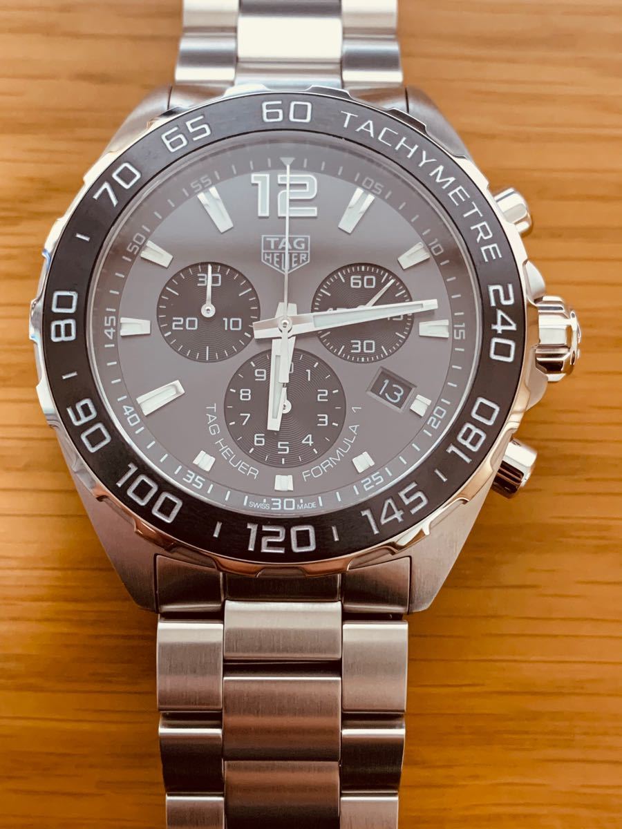 タグホイヤー フォーミュラ1 CAZ1011.BA0842 グレー TAG HEUER  クロノグラフ