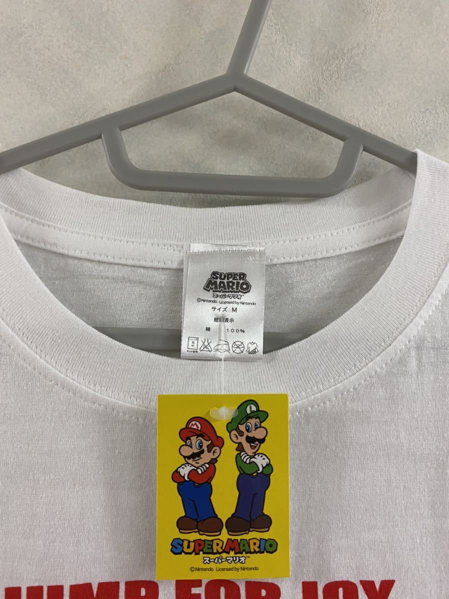 新品 SUPER MARIO Tシャツ サイズM Nintendo スーパーマリオ 任天堂 国内正規品_画像3