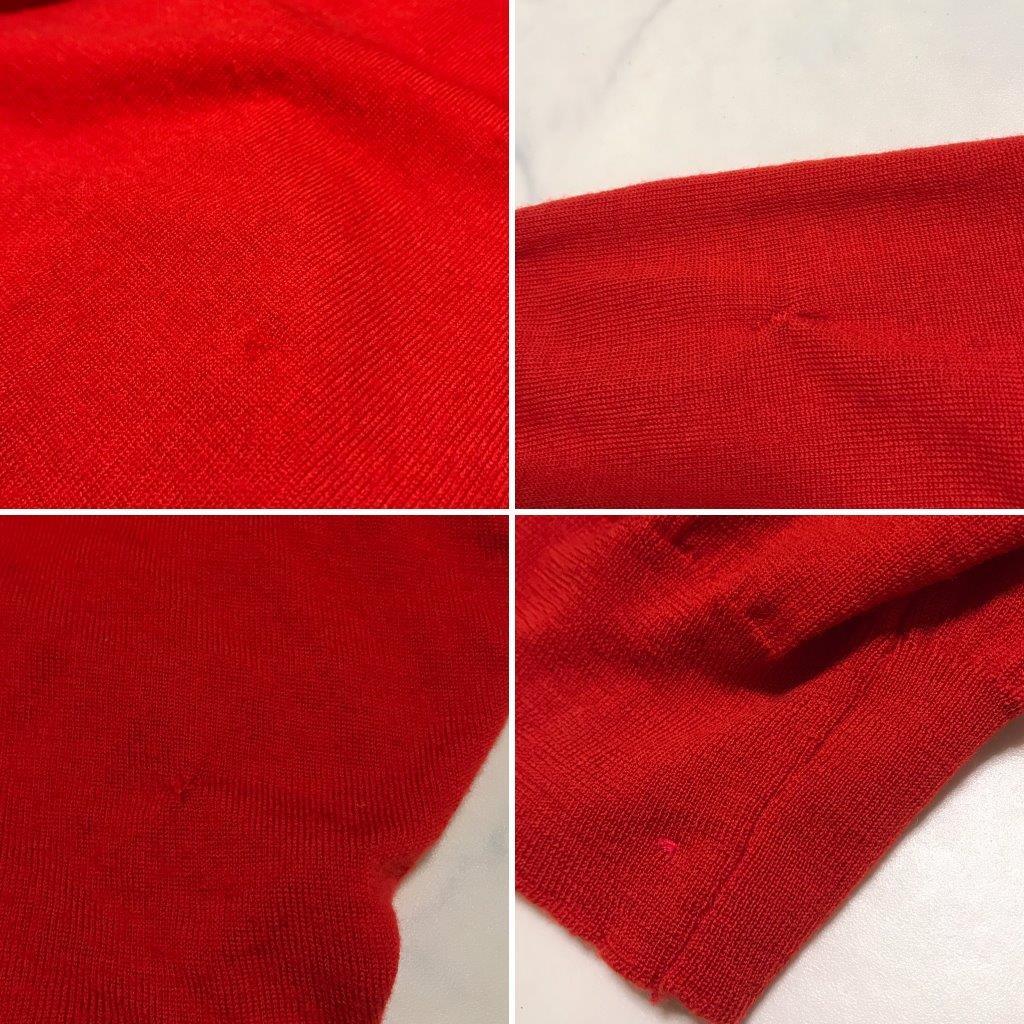 ヴィヴィアン ☆ ヴィンテージ 初期赤タグ ウール ニット 34 イングランド製 ニット/セーター アウトレット オンライン