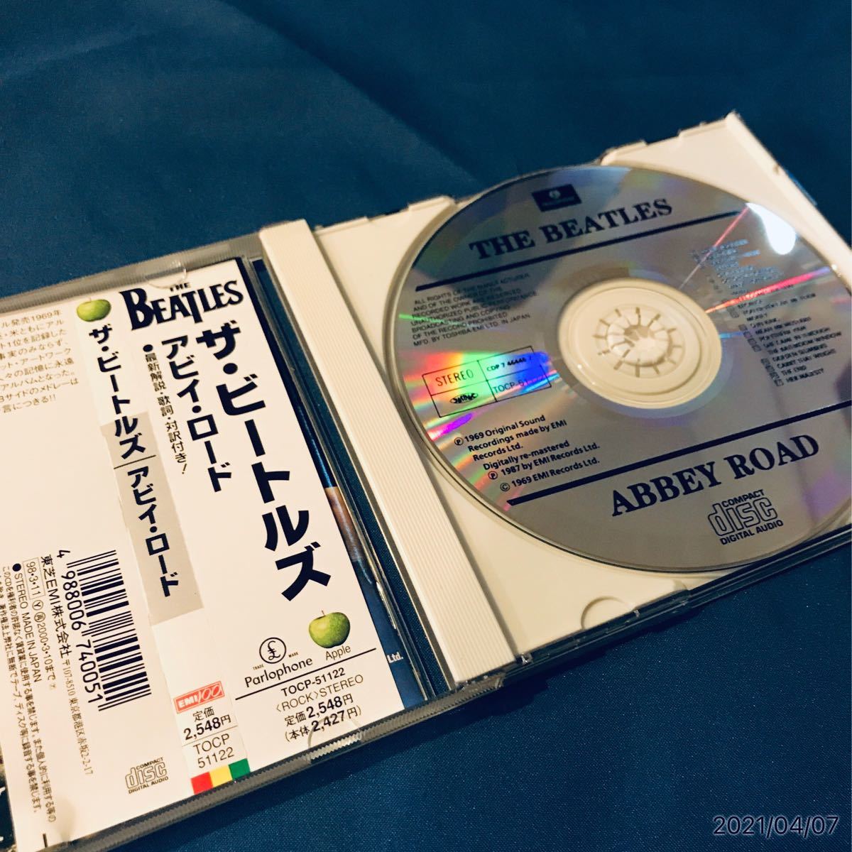 国内盤CD ビートルズ/アビイ・ロード　Beatles/Abbey Road  TOCP-51122