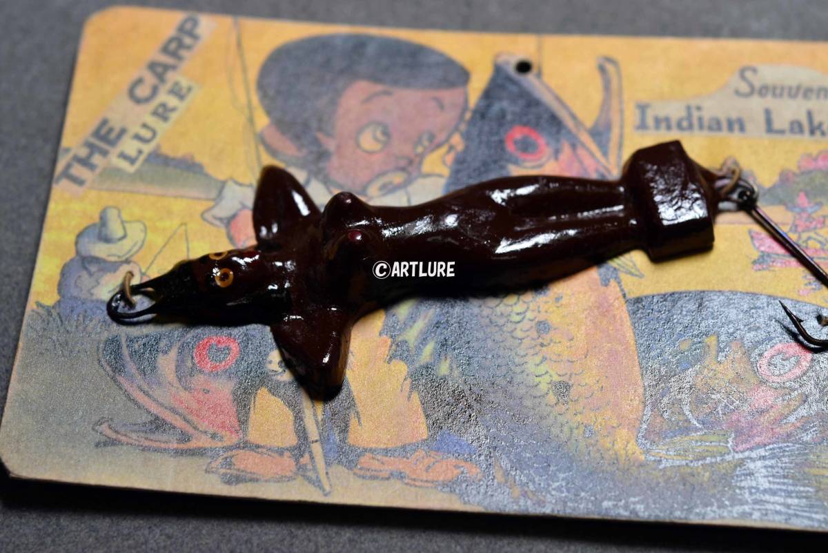超面白蒐集家向けVINTAGE LURE THE CARP LURE INDIANLAKE ,OHIO 超面白蒐集家向けVINTAGE LURE THE CARP LURE INDIANLAKE ,OHIO