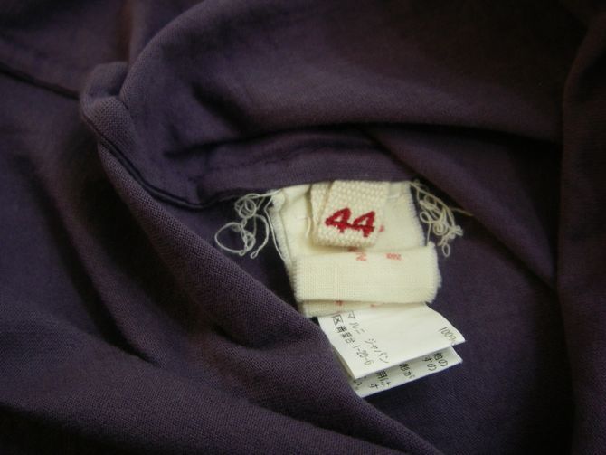 S140 MARNI 半袖Tシャツ パープル 44サイズ 中古美品_画像4