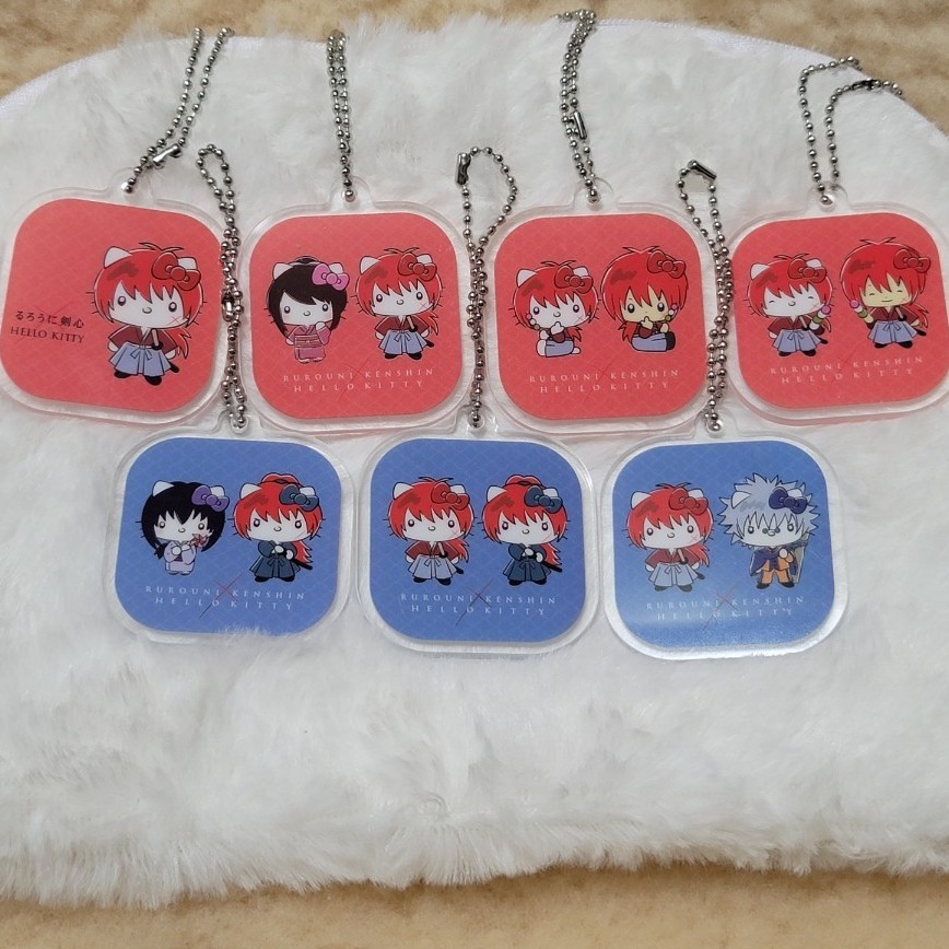 Paypayフリマ るろうに剣心 Hello Kitty アクリルマスコット くじ 7種セット Paypayフリマ るろうに剣心 Hello Kitty アクリルマスコット くじ 7種セット