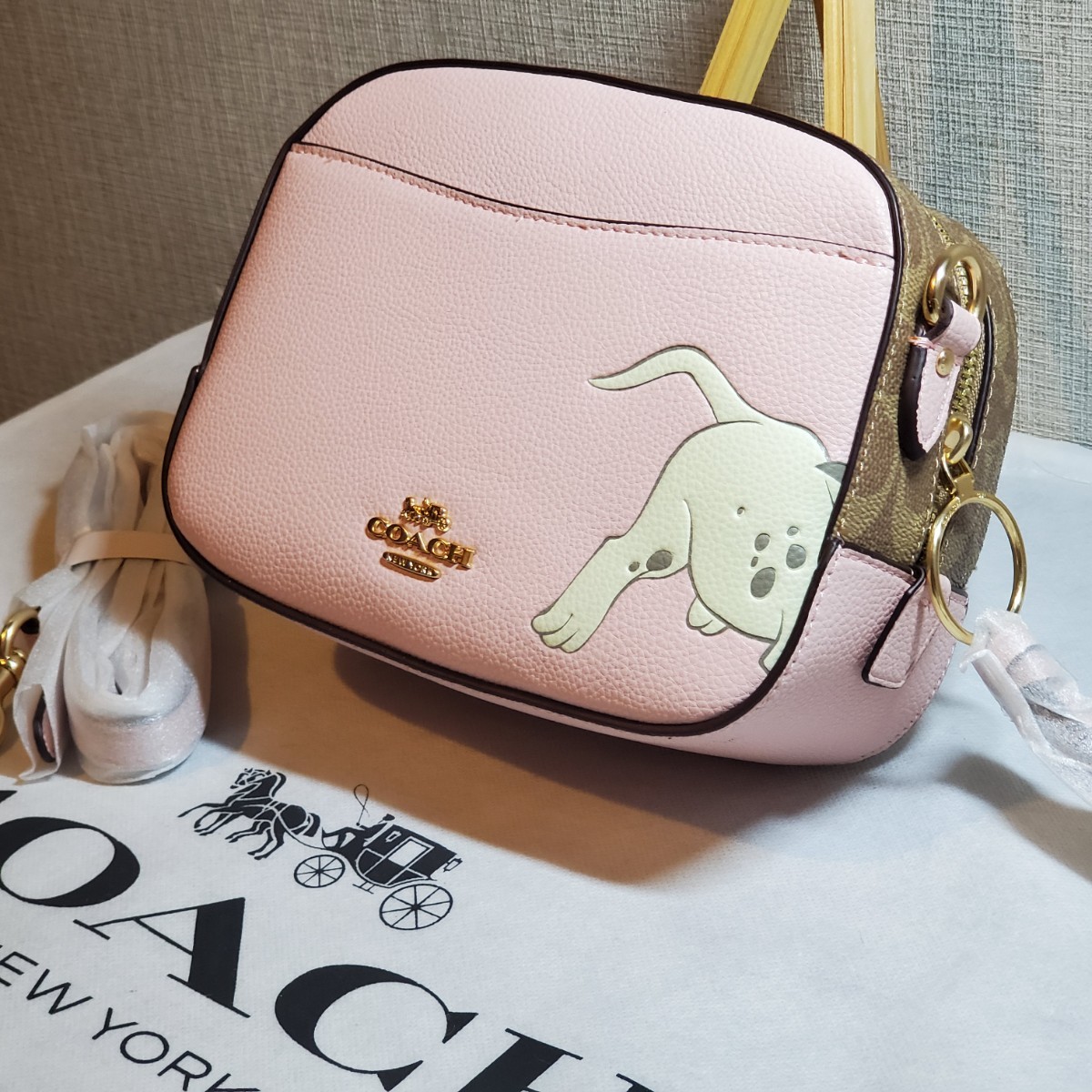 COACH コーチダルメシアン ショルダーバッグ カメラバッグ ポーチ