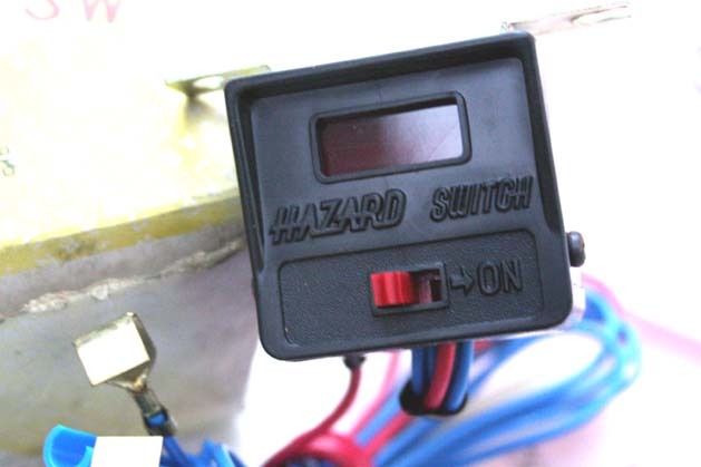 60sNOS hazard switch inspection Toyota Crown Publica Honda S800 Nissan Gloria Skyline Subaru 360 Mitsubishi Minica saec Conte saVW Isuzu Mazda MG