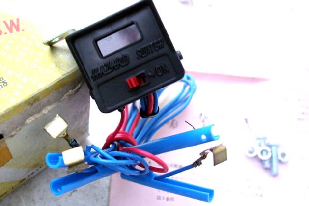 60sNOS hazard switch inspection Toyota Crown Publica Honda S800 Nissan Gloria Skyline Subaru 360 Mitsubishi Minica saec Conte saVW Isuzu Mazda MG