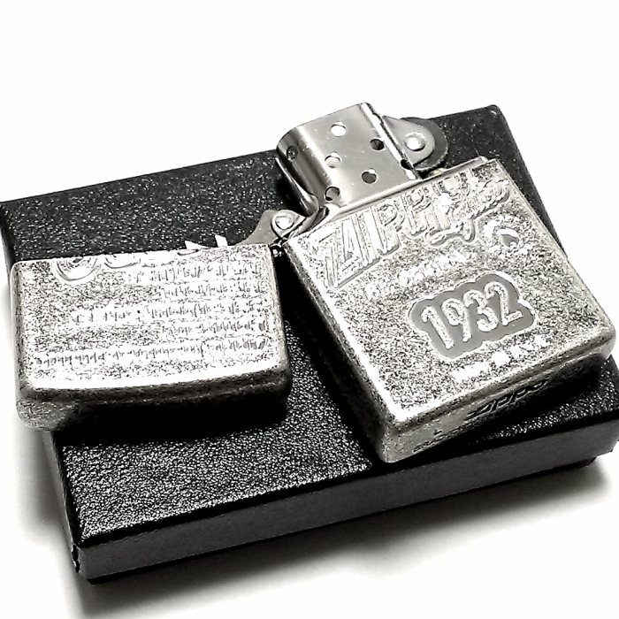 ZIPPO ライター アンティークオールドロゴ ジッポ ニッケルバレル 古美シルバー かっこいい おしゃれ ジッポーロゴ メンズ ギフト_画像5