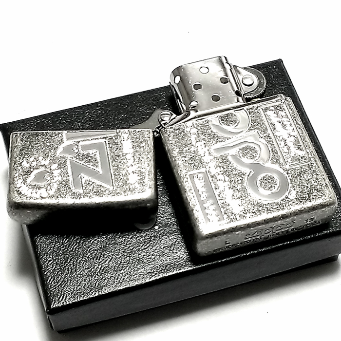 ZIPPO ライター アンティーク オールドロゴ ジッポ ニッケルバレル 古美シルバー かっこいい おしゃれ ジッポーロゴ メンズ レディース_画像4