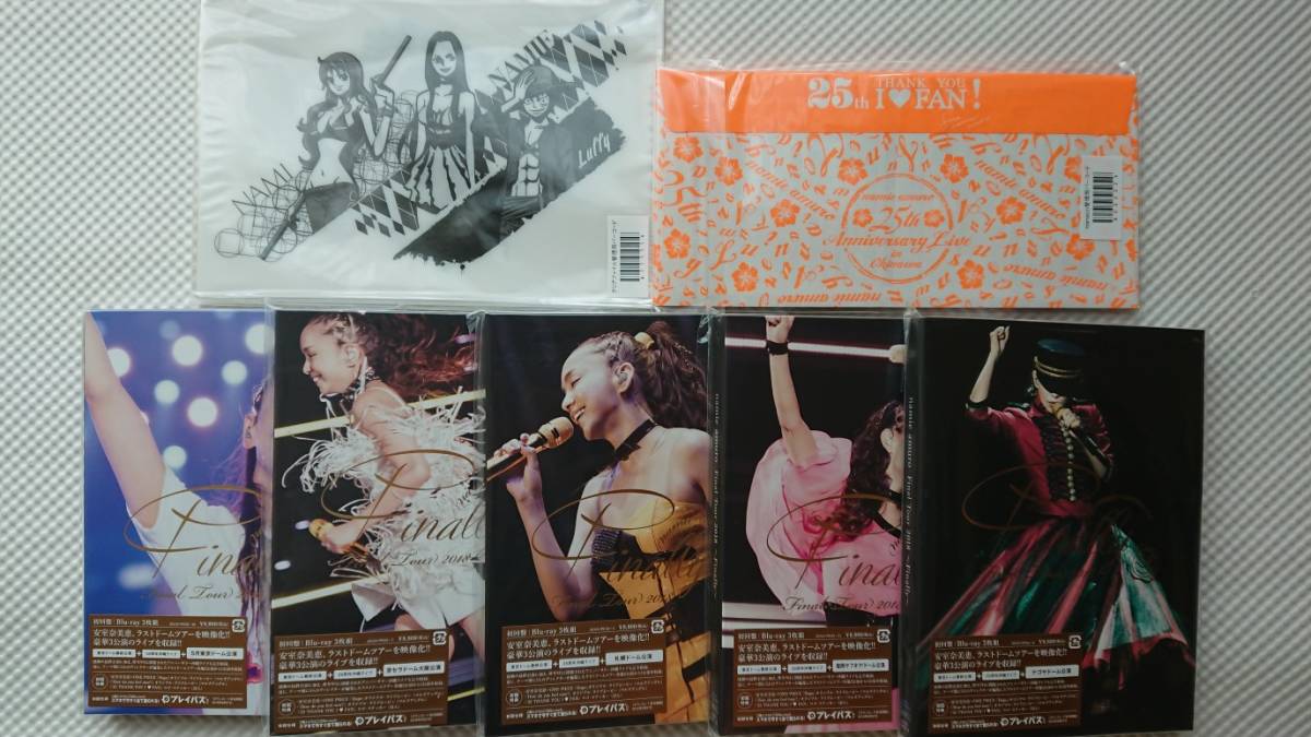  new goods unopened Amuro Namie namie amuro Final Tour 2018 ~Finally~ Blu-ray all 5 kind set seven limitation nanaco card One-piece clear file 