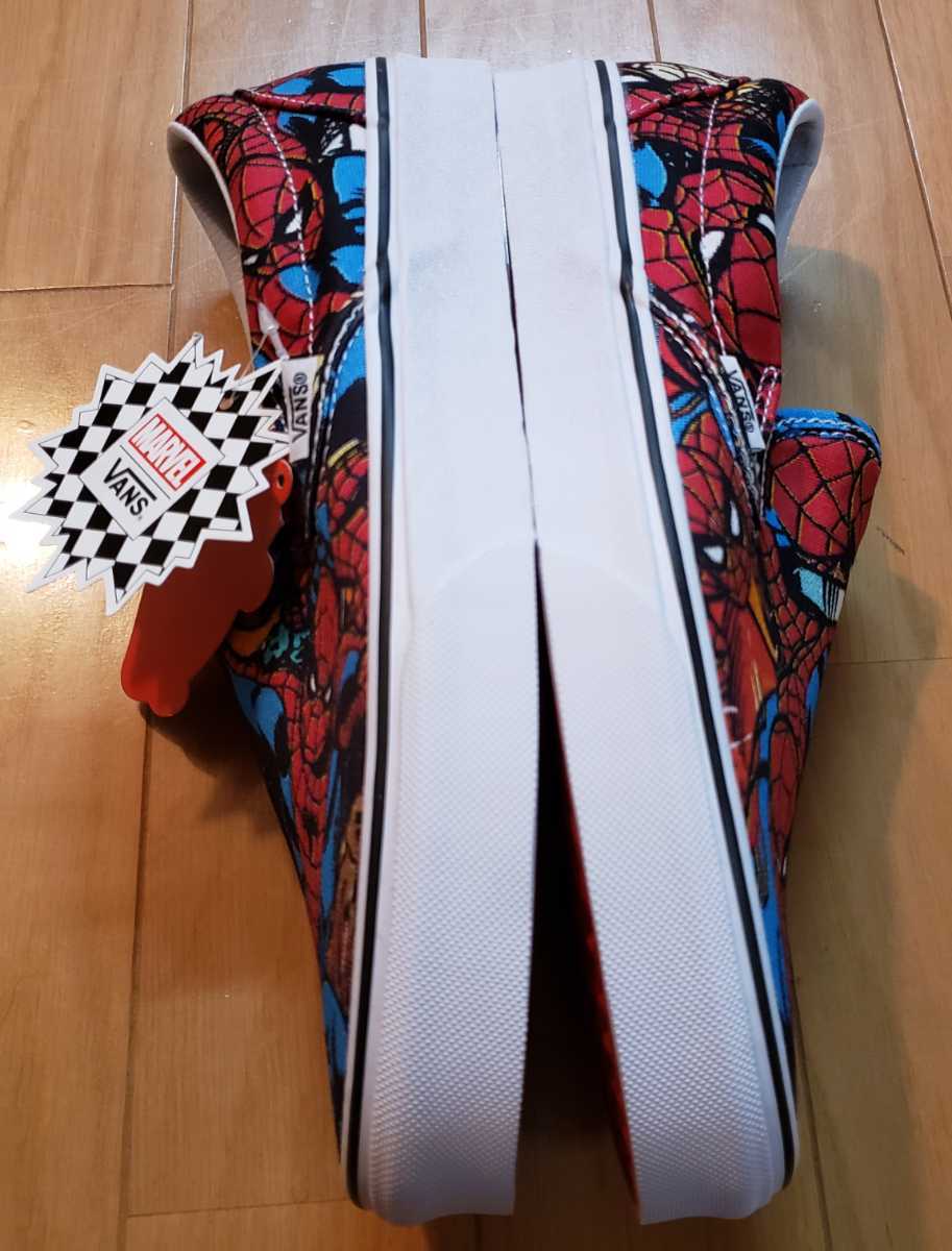 箱無し 未使用 VANS Slip-on Marvel Spider-Man ヴァンズ スパイダーマン スリッポン 27センチ US9(メンズ) US10.5(レディース) バンズ_画像5