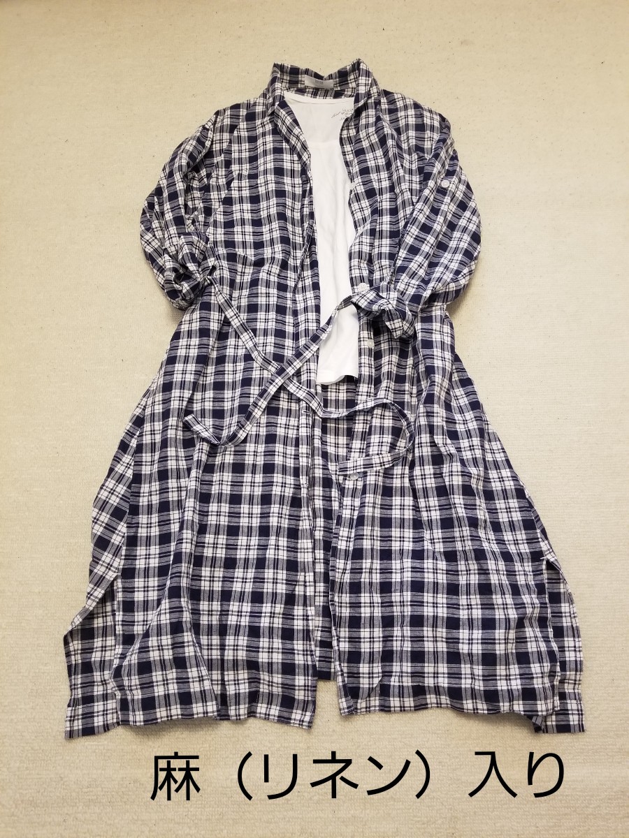 Paypayフリマ Uniqlo リネン 麻 入りチェック柄ワンピース リネン シャツワンピース ギンガムチェック シャツワンピース Paypayフリマ Uniqlo リネン 麻 入りチェック柄ワンピース リネン シャツワンピース ギンガムチェック シャツワンピース