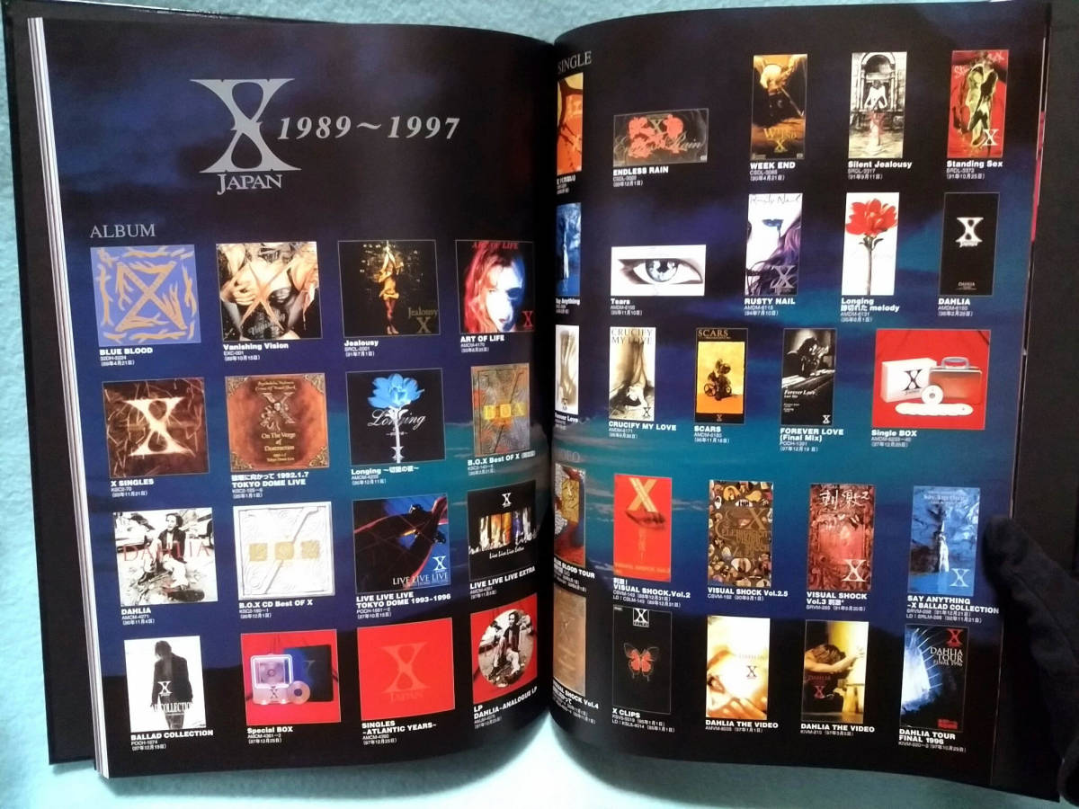 待望☆】 X JAPAN 初回限定版3BOX ツアーパンフレット チラシ等