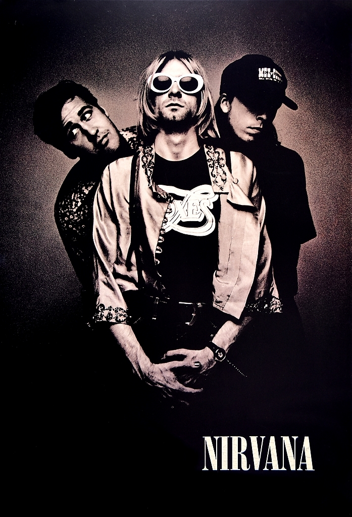 ヤフオク! - プロモポスター ニルヴァーナ（Nirvana）1993 Ku...
