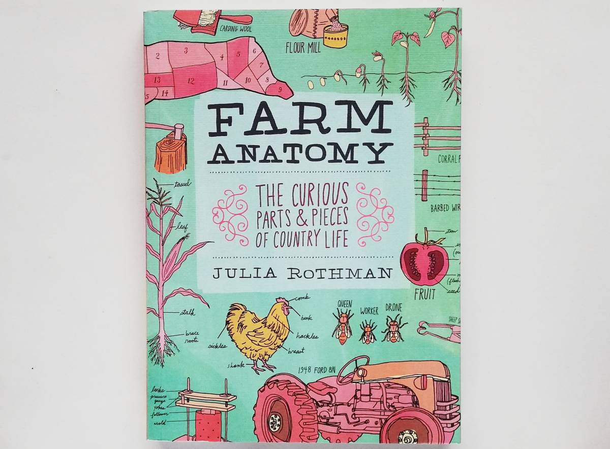 Julia Rothman / Farm Anatomy　The Curious Parts & Pieces of Country Life 農業 農場 畜産 田舎暮らし 自給自足_画像1