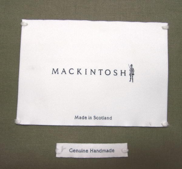  новый товар * обычная цена 14 десять тысяч *MACKINTOSH Macintosh * резина скидка пальто * хлопок производства * пальто с отложным воротником * размер 8* хаки 