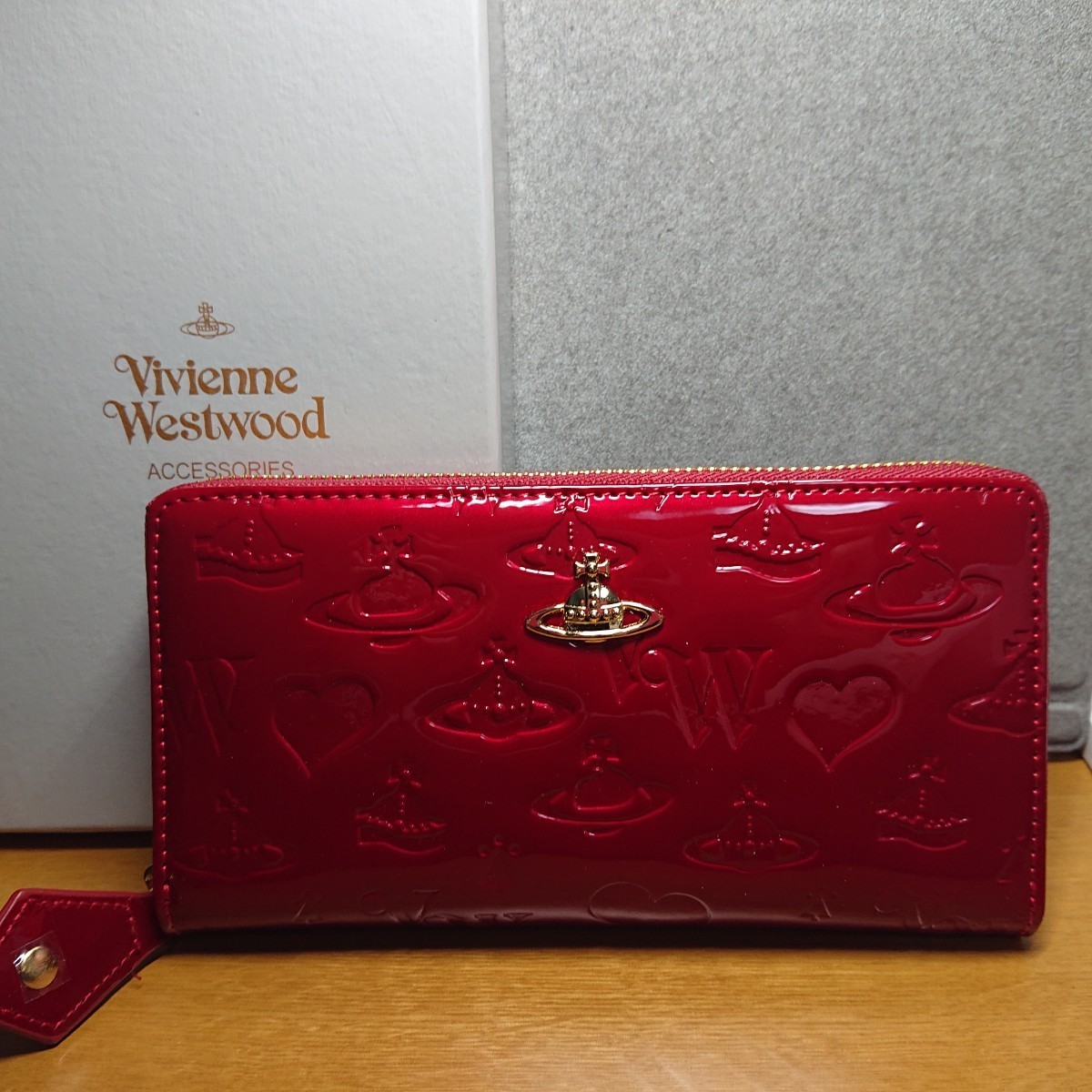 Vivienne Westwood 長財布 ヴィヴィアンウエストウッド レッド 赤 レディース財布
