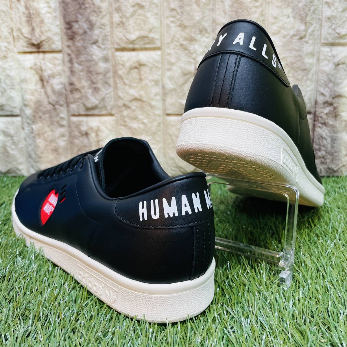 即決 アディダス スタンスミス ヒューマンメイド adidas STAN SMITH HUMAN MADE メンズ スニーカー 黒 29.0cm 送料込み FY0736_画像7