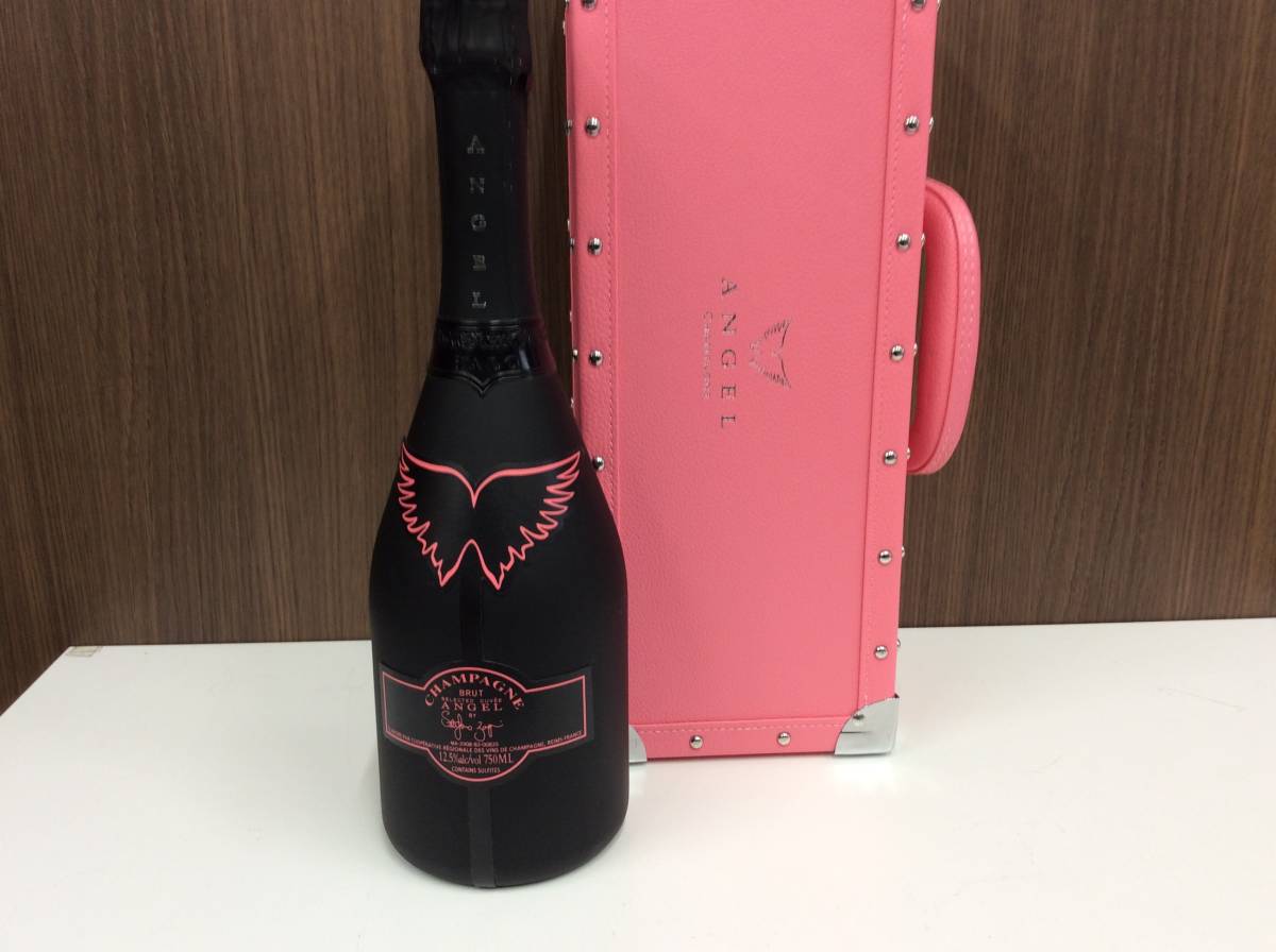 エンジェル シャンパン ヘイロー ピンク ブリュット 750ml 送料無料 ボックス入 LEDライトで光る限定ラベル 新品