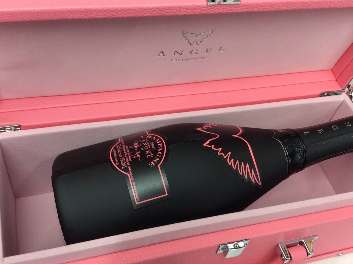 エンジェル シャンパン ヘイロー ピンク ブリュット 750ml 送料無料 ボックス入 LEDライトで光る限定ラベル 新品