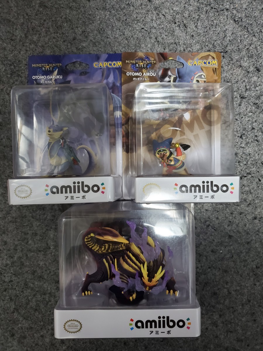 Paypayフリマ 新品未開封 Amiibo モンハン モンスターハンター 3種セット Paypayフリマ 新品未開封 Amiibo モンハン モンスターハンター 3種セット